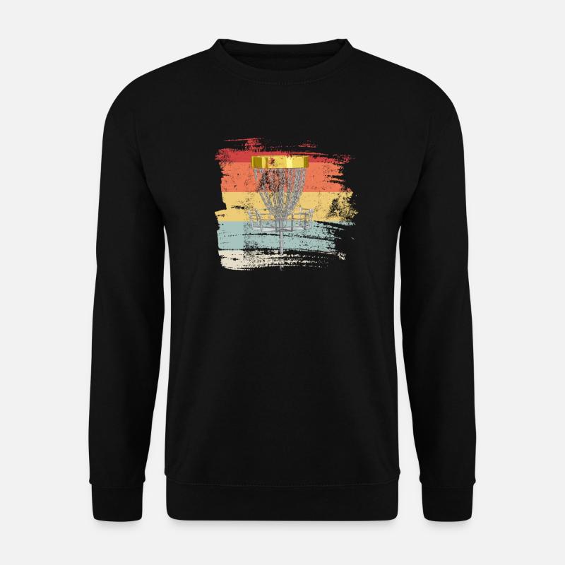 Retro Disc Golf - Unisex Sweatshirt - black