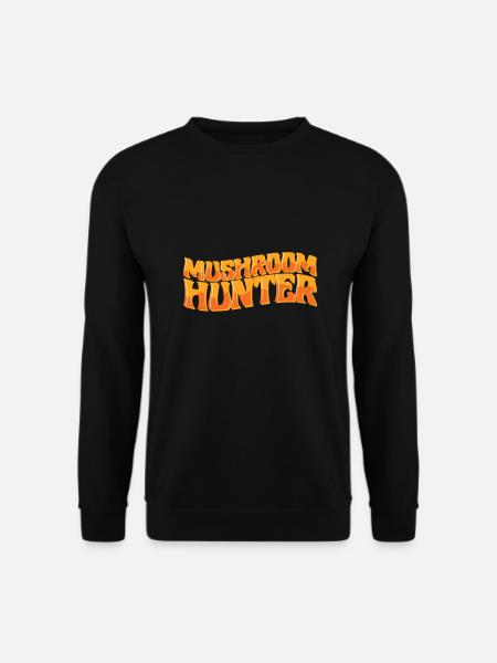 MUSHROOM HUNTER - Unisex Sweatshirt - black