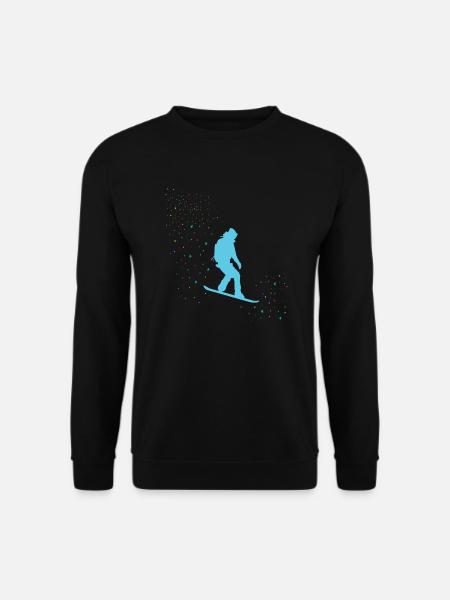 SNOWBOARD SKIES - Unisex Sweatshirt - black