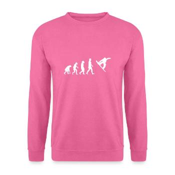 EVOLUTION SNOWBOARD - Unisex Pullover - Pink - Vorne