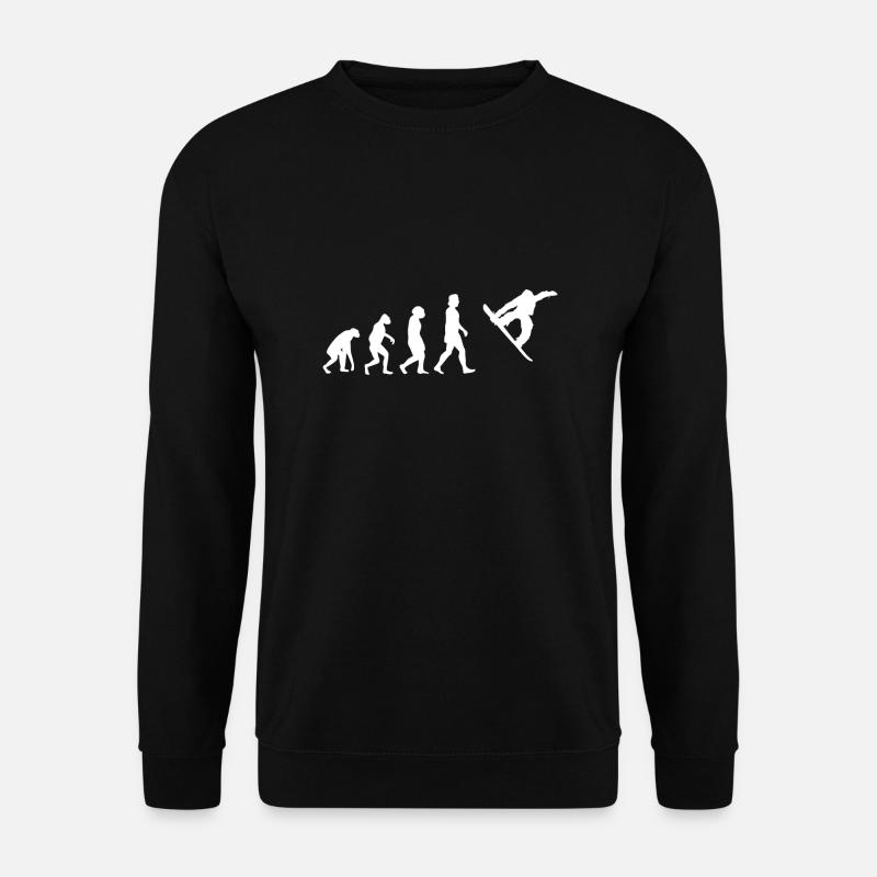 EVOLUTION SNOWBOARD - Unisex Sweatshirt - black
