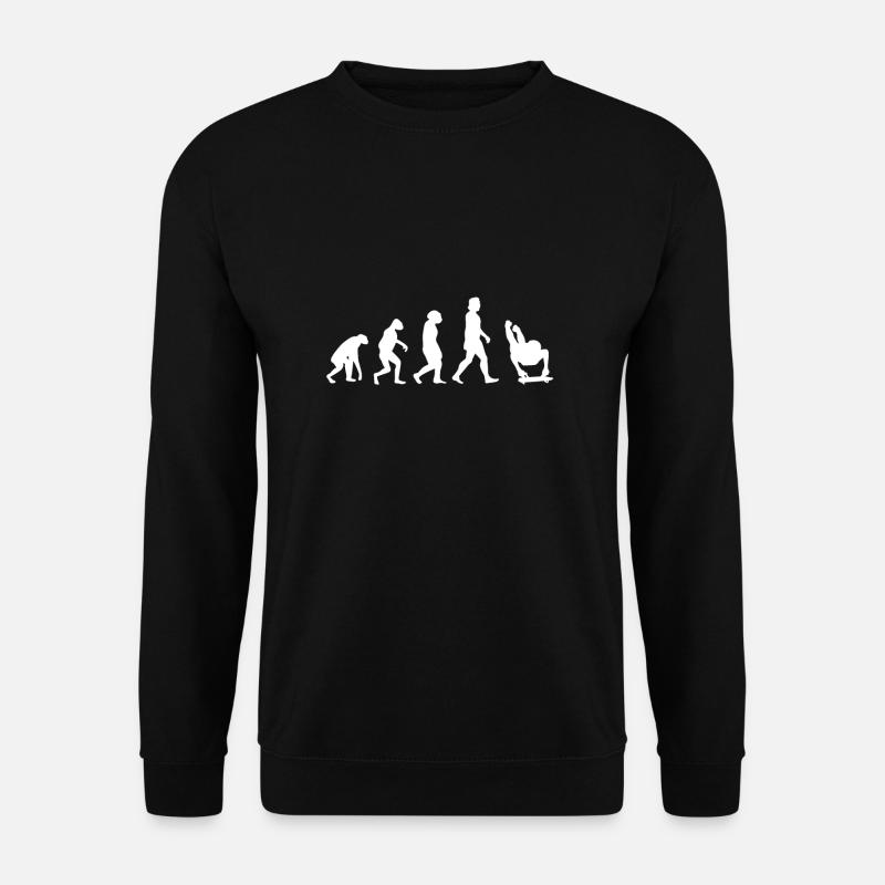 Evolution Skeleton - Unisex Sweatshirt - black