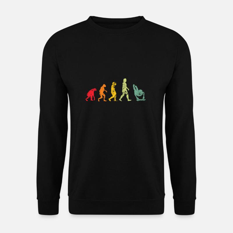 Evolution Skeleton - Unisex Sweatshirt - black