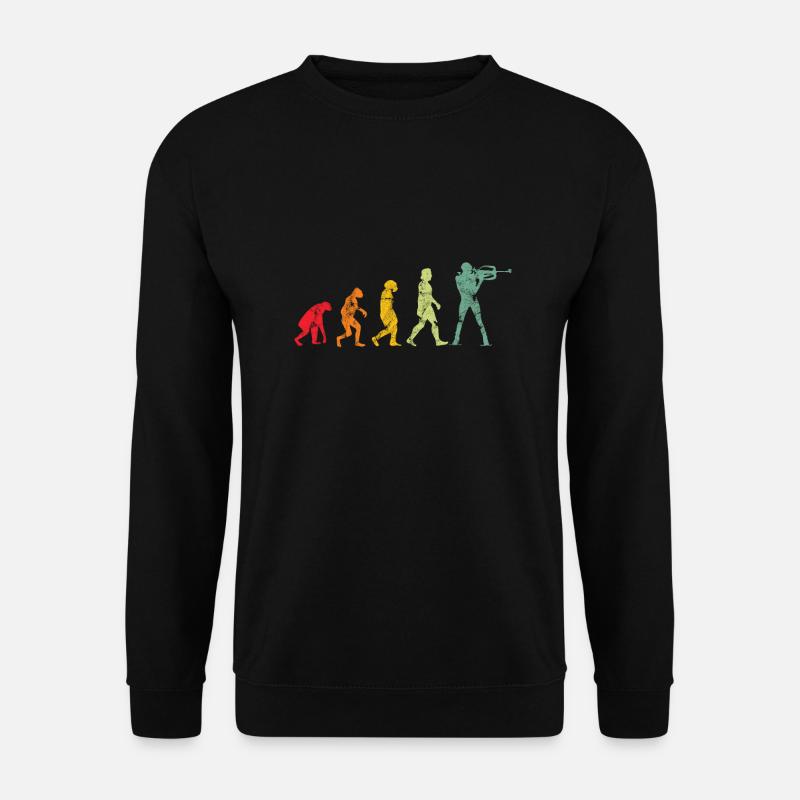 EVOLUTION BIATHLON - Unisex Pullover - Schwarz