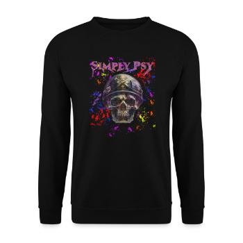 Tout simplement psy - Sweat-shirt Unisexe - noir - Devant - Alina (178cm) & Michal (187cm)