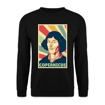 Nicolaus Copernicus Vintage Colores - Sweat-shirt Unisexe - noir - Devant - Alina (178cm) & Michal (187cm)