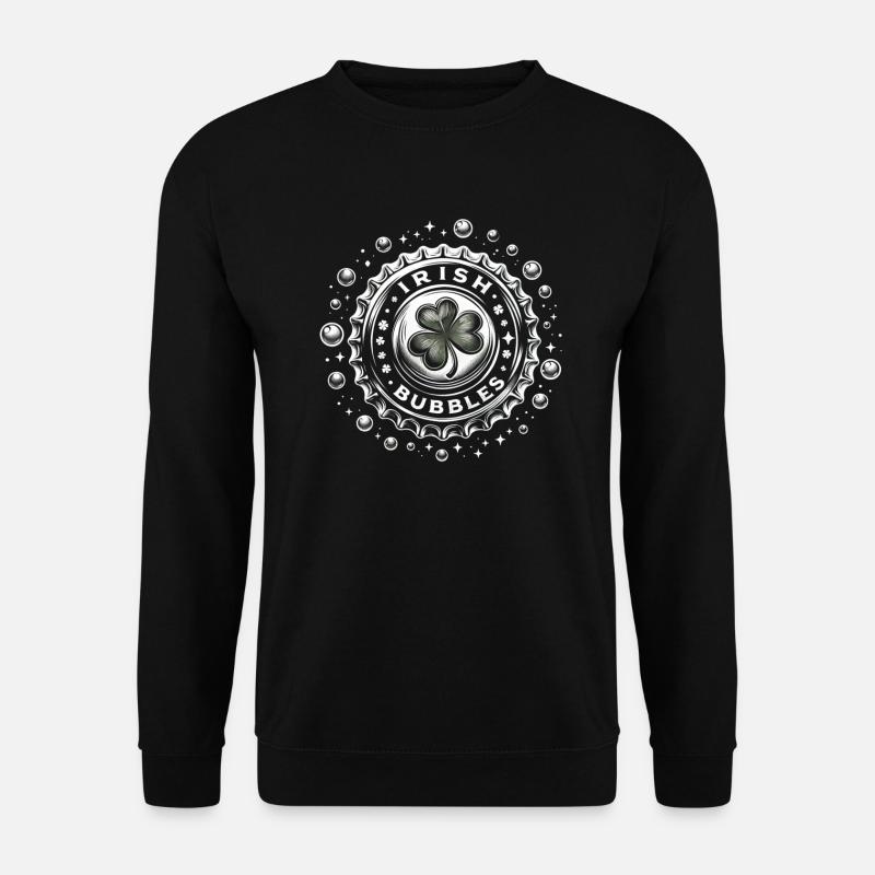 Irish Bubbles Pub Outfit - Unisex Pullover - Schwarz
