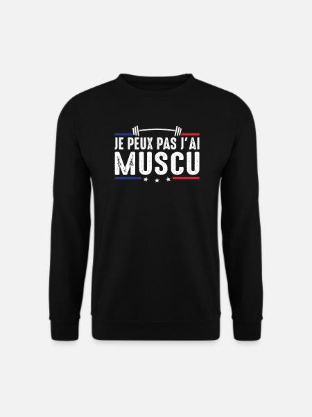 Ich kann nicht Bodybuilding Bodybuilding Gym haben - Unisex Pullover - Schwarz