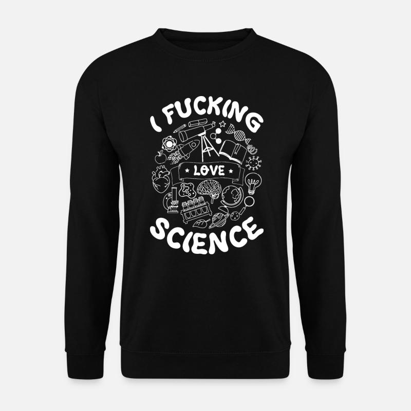 J’adore la science - Sweat-shirt Unisexe - noir