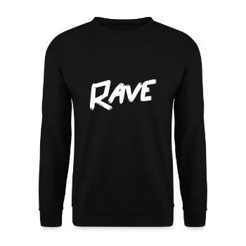 Rave - Unisex Pullover - Schwarz - Vorne - Alina (178cm) & Michal (187cm)