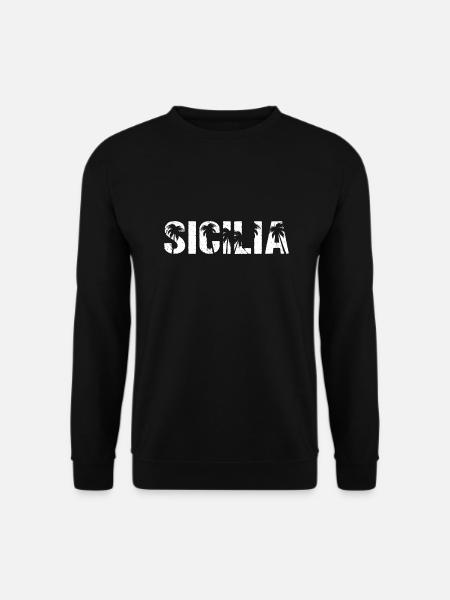 Sicilia Palm Islands Sicily - Unisex Sweatshirt - black