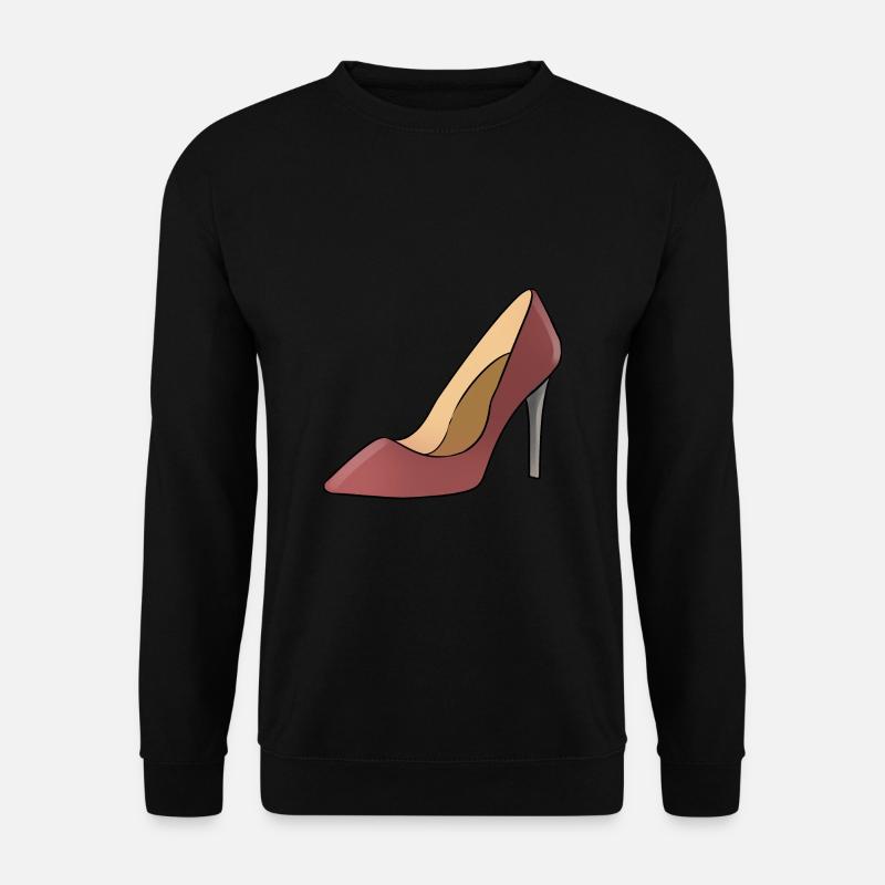 High Heel / Hohe Schuhe - Unisex Pullover - Schwarz
