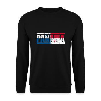 Panama - Sweat-shirt Unisexe - noir - Devant - Alina (178cm) & Michal (187cm)