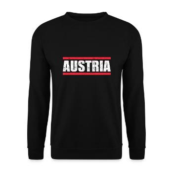 Autriche - Sweat-shirt Unisexe - noir - Devant - Alina (178cm) & Michal (187cm)