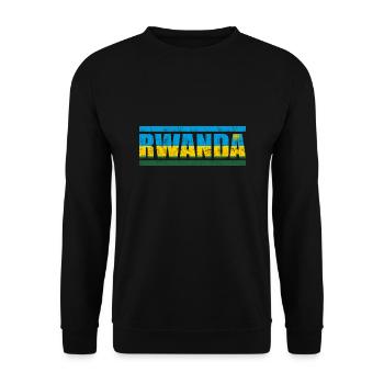 Ruanda - Unisex Pullover - Schwarz - Vorne - Alina (178cm) & Michal (187cm)