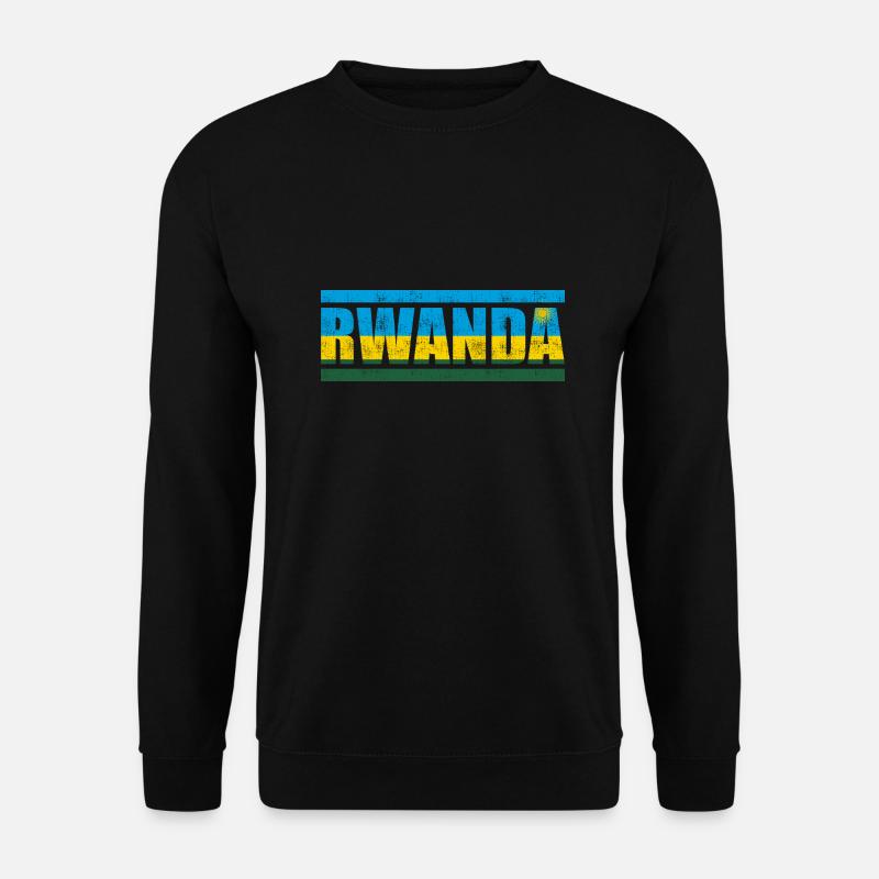 Ruanda - Unisex Pullover - Schwarz