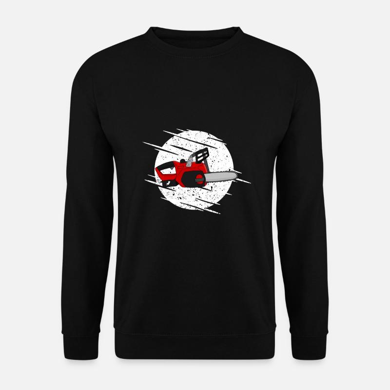 Kettensäge Motor Säge - Unisex Pullover - Schwarz