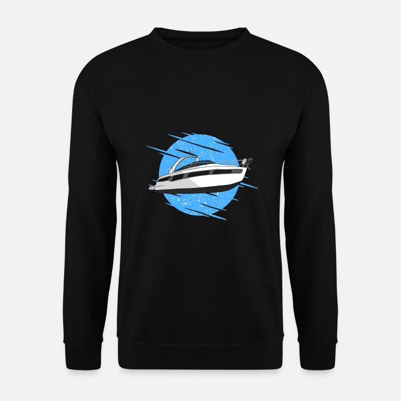 Motorboot - Unisex Pullover - Schwarz