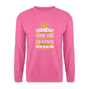 Briefträger Postbote Zusteller Kurier - Unisex Pullover - Pink - Vorne