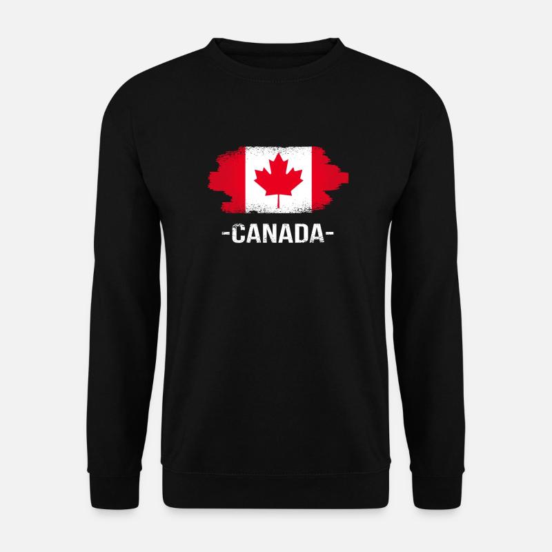 Drapeau du Canada - Sweat-shirt Unisexe - noir