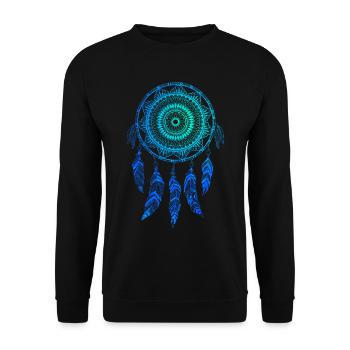 Dream Catcher - Unisex Sweatshirt - black - Front - Alina (178cm) & Michal (187cm)