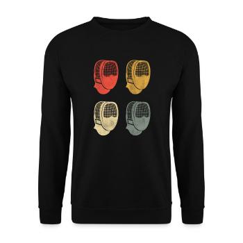 Fechter Fechten Fencer Fechtsport Fencing - Unisex Sweatshirt - black - Front - Alina (178cm) & Michal (187cm)
