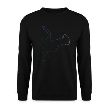 Hiphop Bgirl Breakdance Break Dance Bboy - Sweat-shirt Unisexe - noir - Devant - Alina (178cm) & Michal (187cm)