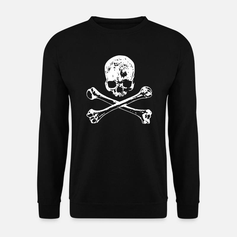 Skull and Bones - Unisex Sweatshirt - black