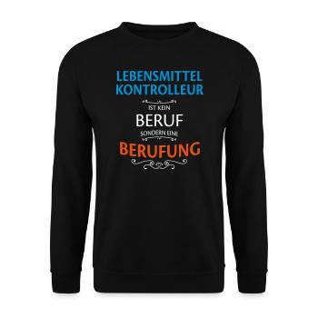 Lebensmittelkontrolleur Beruf - Unisex Pullover - Schwarz - Vorne - Alina (178cm) & Michal (187cm)