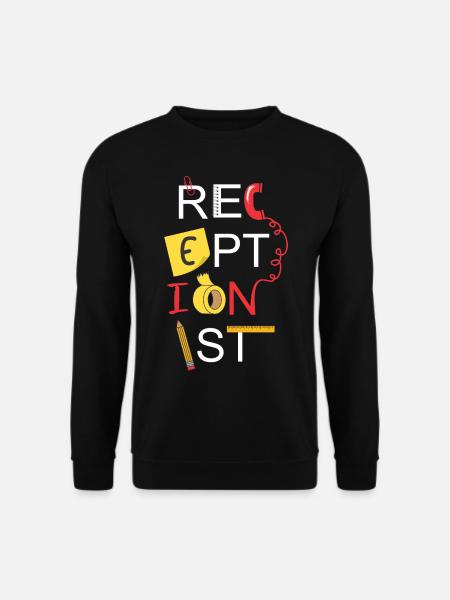 receptionist - Unisex Sweatshirt - black