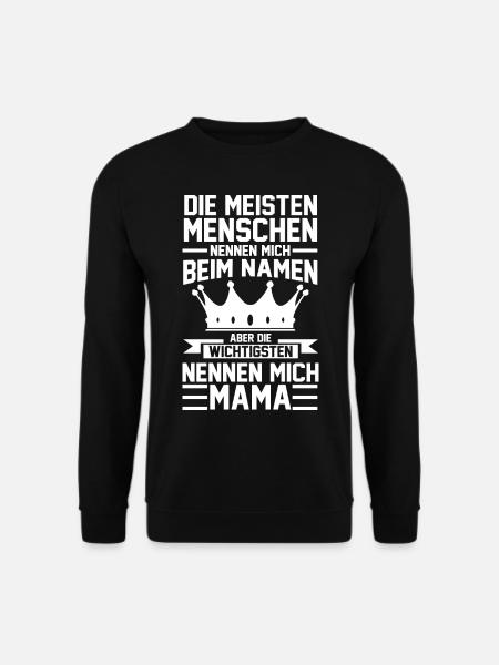 Mutter Mama Muttertag Geschenk - Unisex Pullover - Schwarz