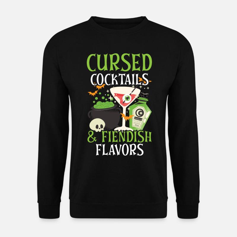 Cursed cocktails & devilish flavors - Unisex Sweatshirt - black
