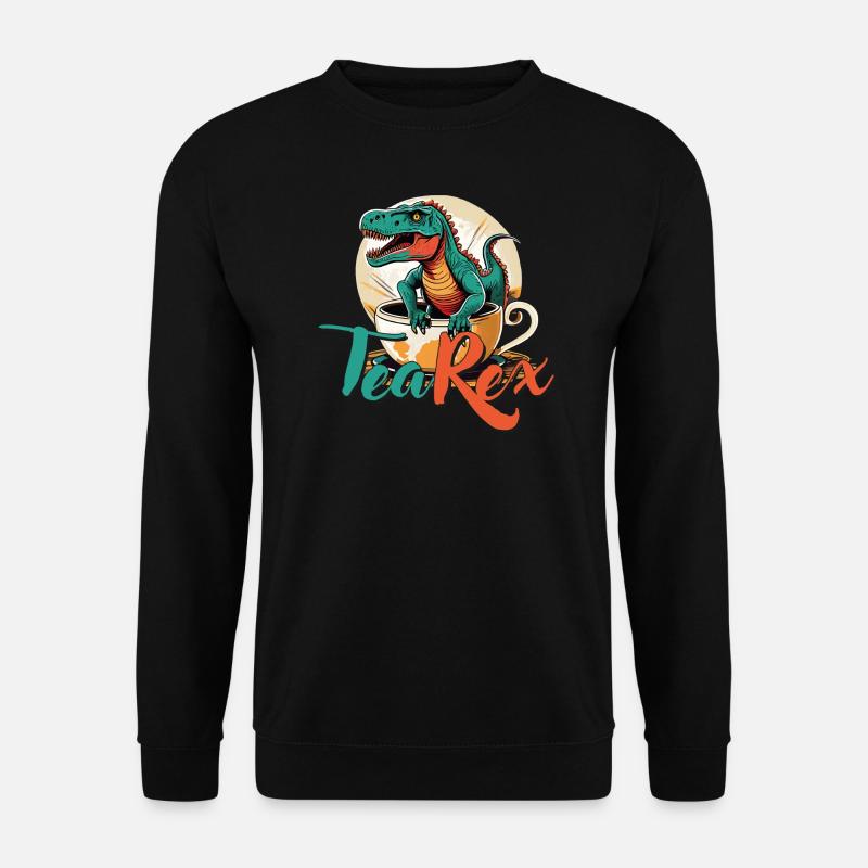 TeaRex - Unisex Pullover - Schwarz