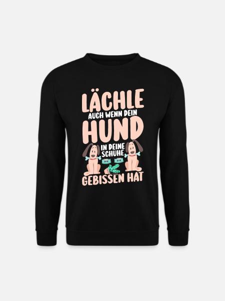 Hund Hundebesitzer Hundehalter Hundemotiv Hunde - Unisex Pullover - Schwarz