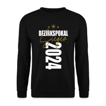 Bezirkspokal Sieger 2024 - Unisex Pullover - Schwarz - Vorne - Alina (178cm) & Michal (187cm)