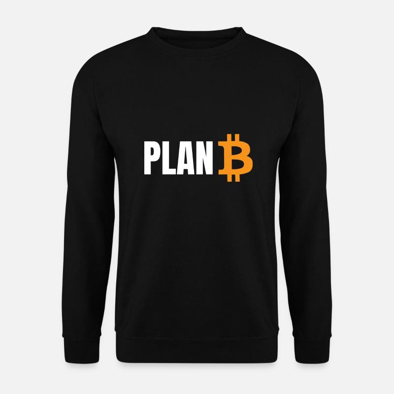 Plan B Bitcoin - Unisex Sweatshirt - black