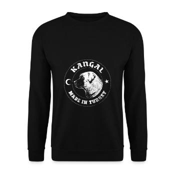 Kangal - Unisex Pullover - Schwarz - Vorne - Alina (178cm) & Michal (187cm)