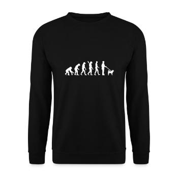 Akita - Unisex Sweatshirt - black - Front - Alina (178cm) & Michal (187cm)