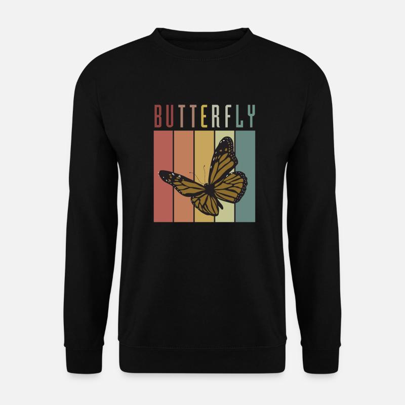 butterfly - Unisex Sweatshirt - black