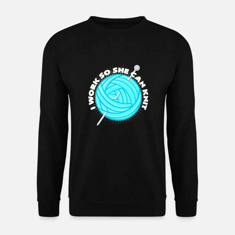 Stricken - Unisex Pullover - Schwarz