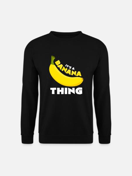 bananes - Sweat-shirt Unisexe - noir