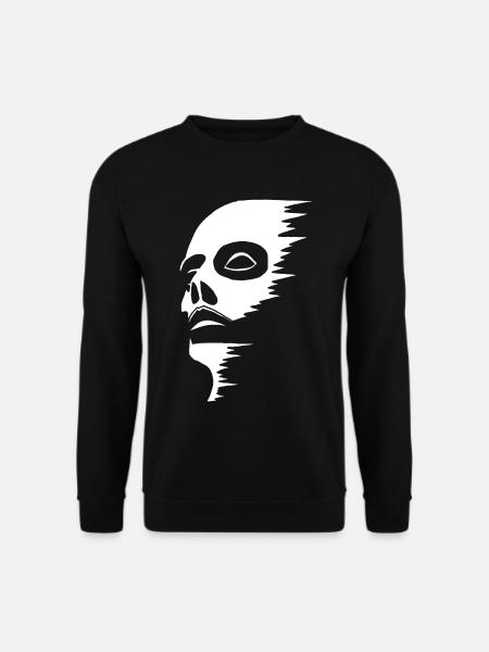 Visage fantomatique - Sweat-shirt Unisexe - noir