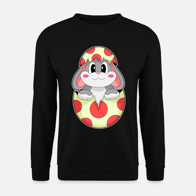 Bunny Egg - Unisex Sweatshirt - black