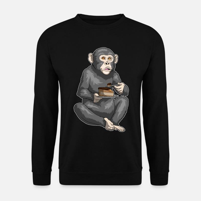 Gâteau de singe - Sweat-shirt Unisexe - noir
