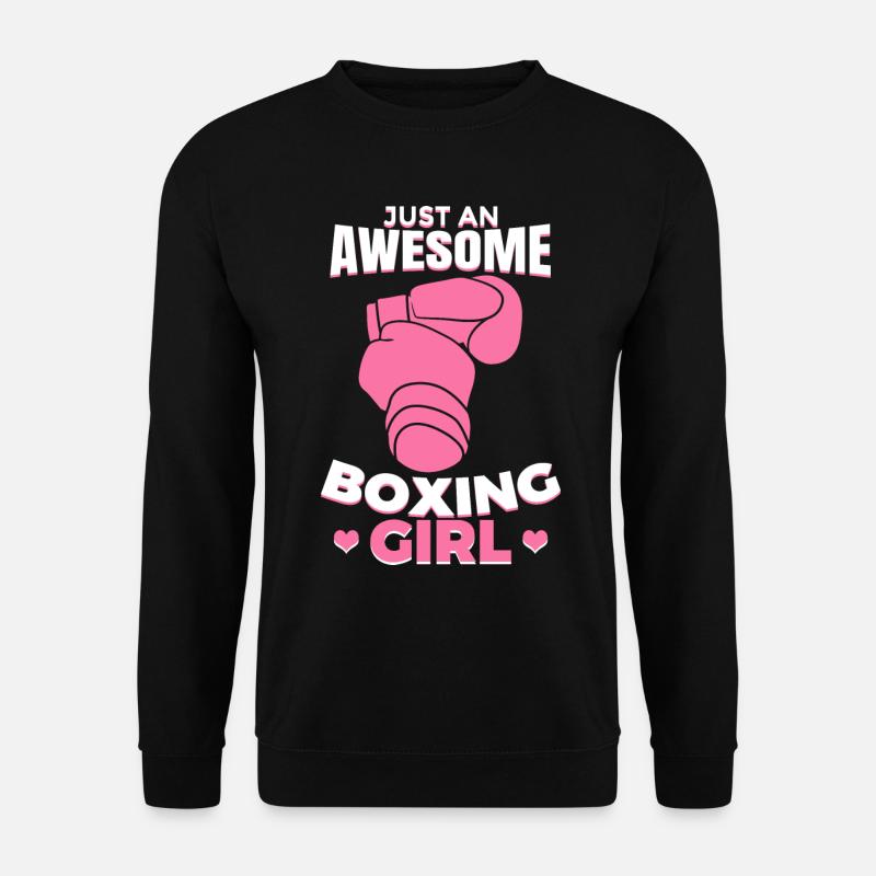 Juste une super boxeuse - Sweat-shirt Unisexe - noir