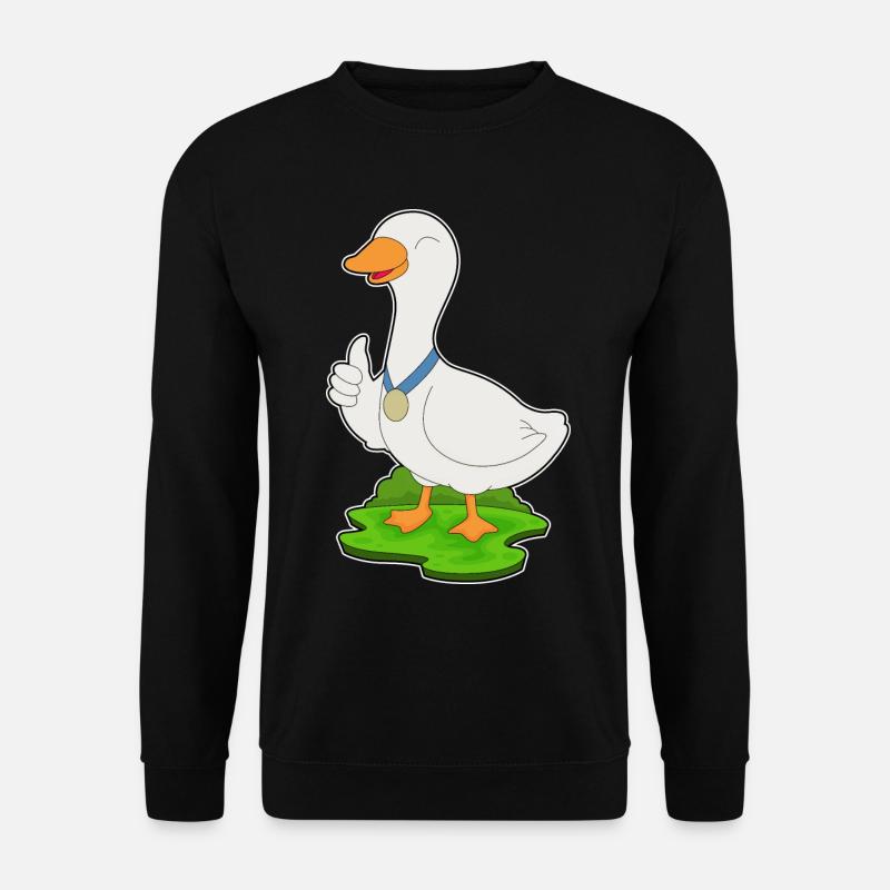 Duck Medal - Unisex Sweatshirt - black