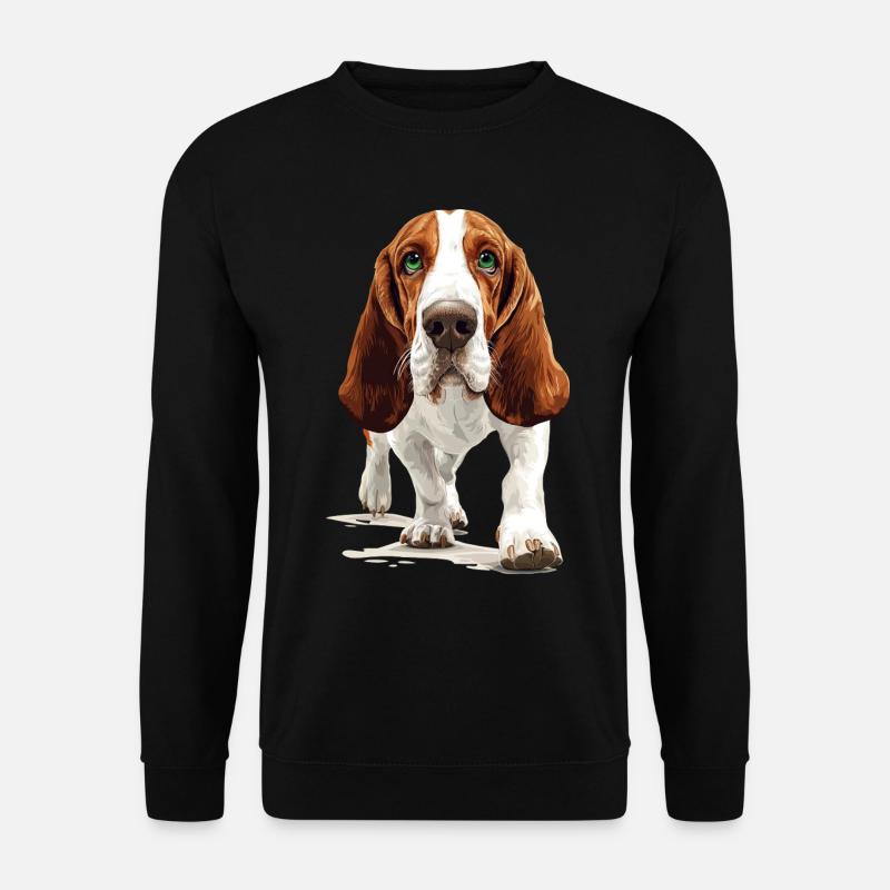 Basset - Unisex Pullover - Schwarz
