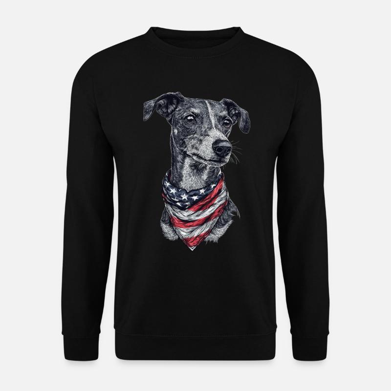 Whippet - Unisex Pullover - Schwarz