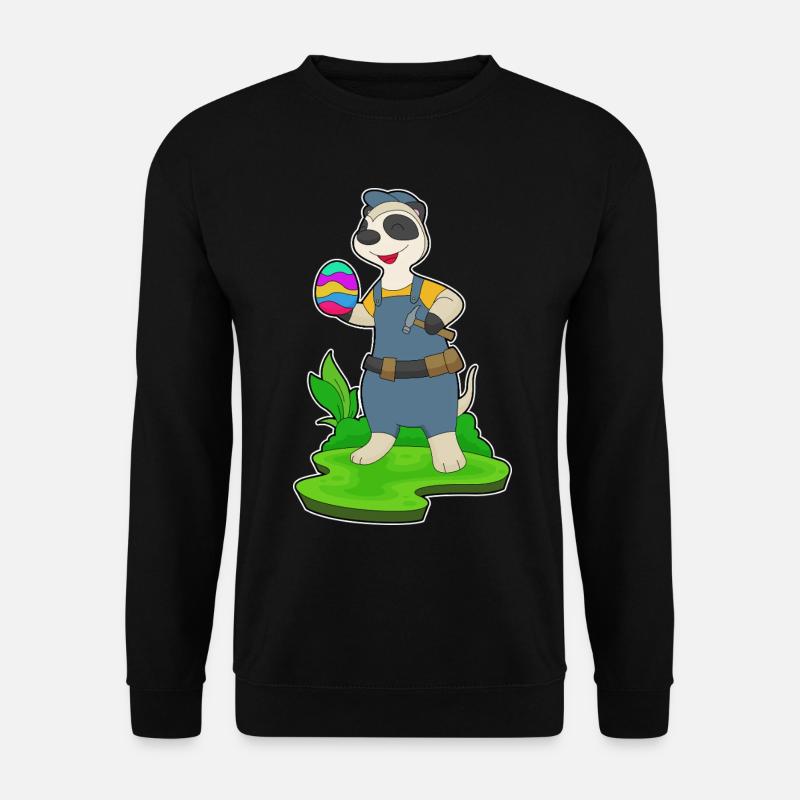 Meerkat Easter Artisan - Unisex Sweatshirt - black