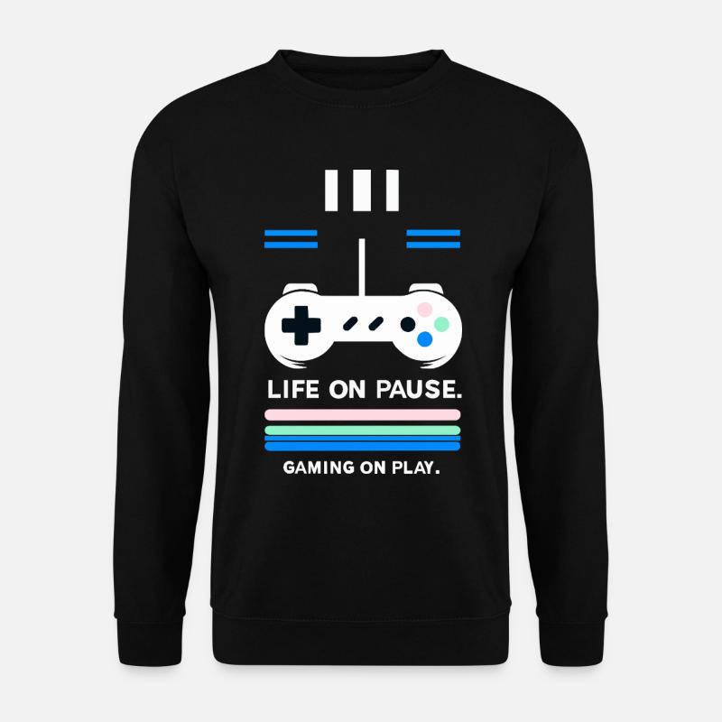 Gaming on Play - Unisex Pullover - Schwarz